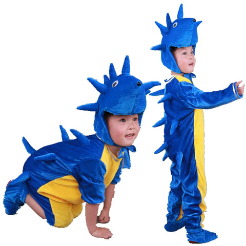 Childrens Hedgehog Cartoon Animal Show Clothing Children&amp;apos;s Hedgehog Dance Show Clothing Hedgehog Parent-Child Game Clothing