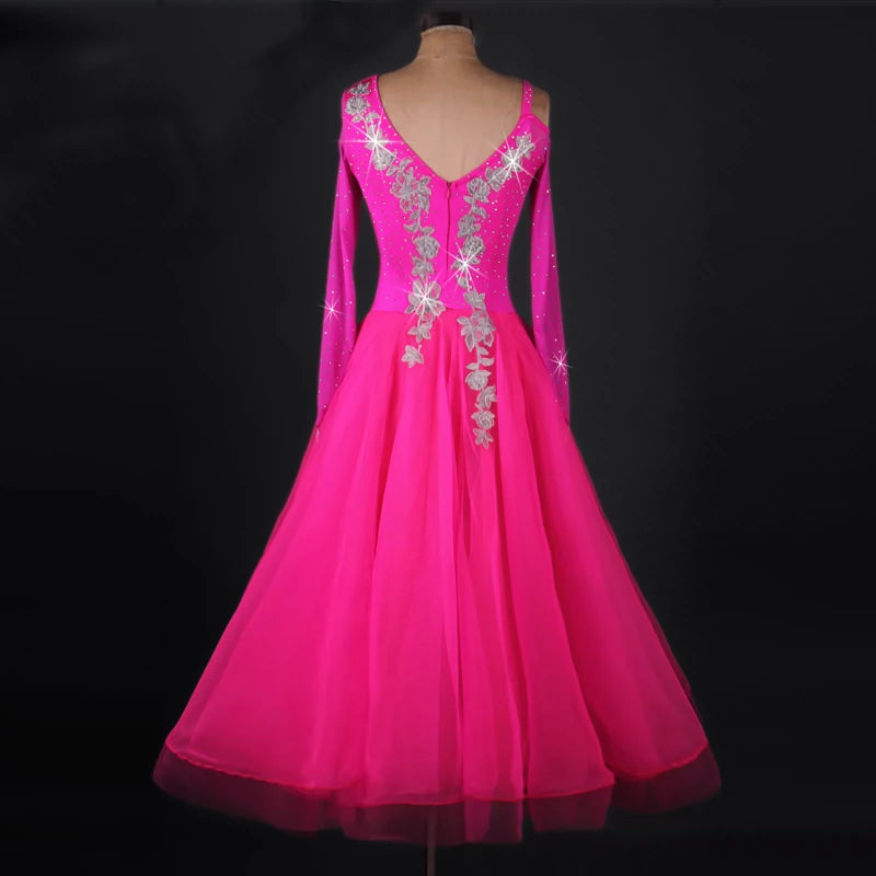 Ballroom Dance Dresses Waltz National Standard Dress high-end modern competition dress - Moderndancedress.com