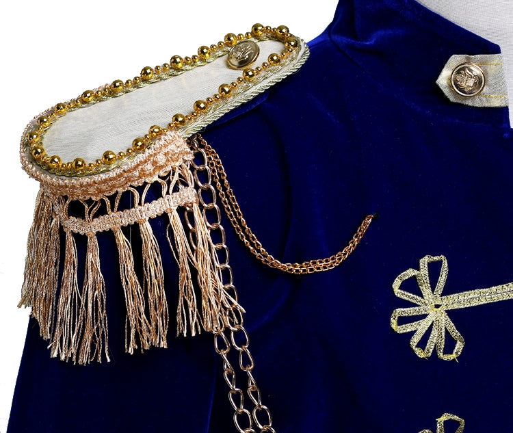 Men's and women's military band uniforms cosplay sailor clothes photo studio photo stage costumes British style naval military dress suit - Moderndancedress.com