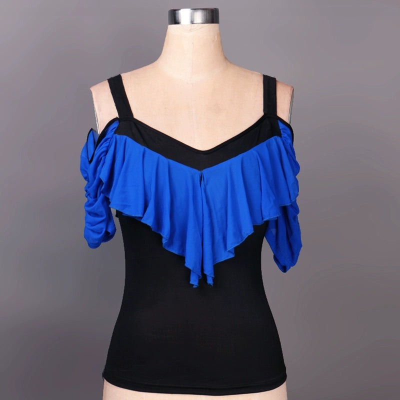 Ballroom Dance Dresses Modern dance dress national standard ballroom dance, short-sleeved adult jacket - Moderndancedress.com