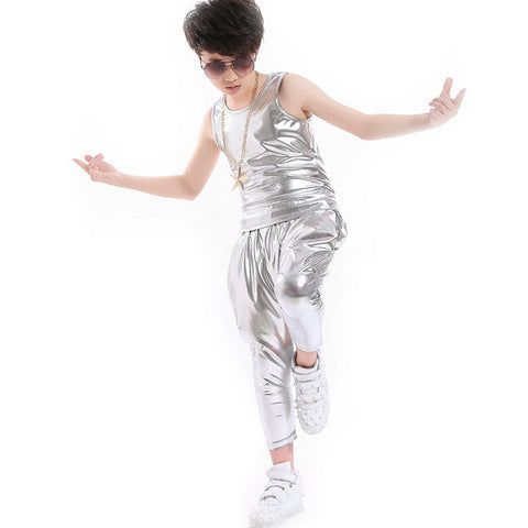 Jazz Dance Costume  performance clothes dance costumes children's shelf drums, modern dance boys'sequins, jazz dance costumes - 