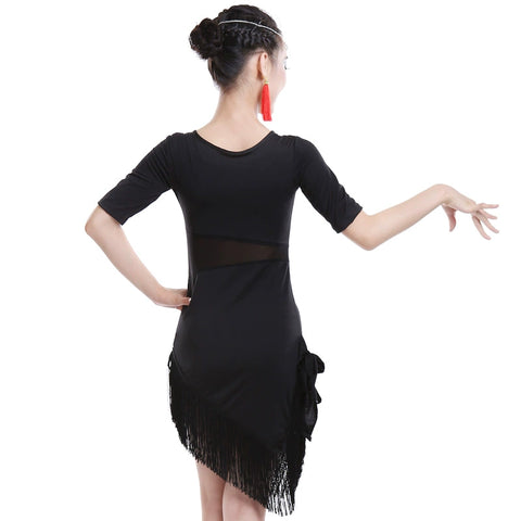 Children Latin Dance Dress Children's Competition Performing Gonggong Liushu Dress Girls - Moderndancedress.com