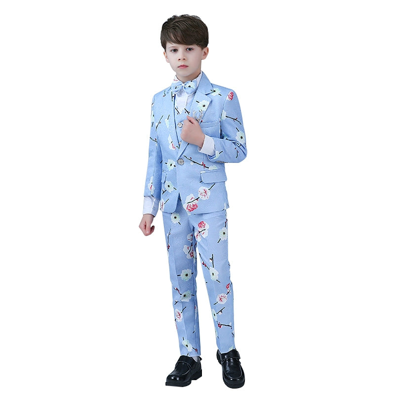 Boy Jazz Dance Costumes suit Children's flower girl dress Korean baby suit Wedding model catwalk suit