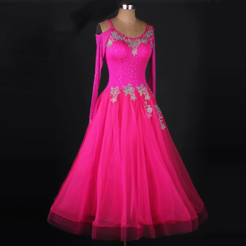 Ballroom Dance Dresses Waltz National Standard Dress high-end modern competition dress - Moderndancedress.com