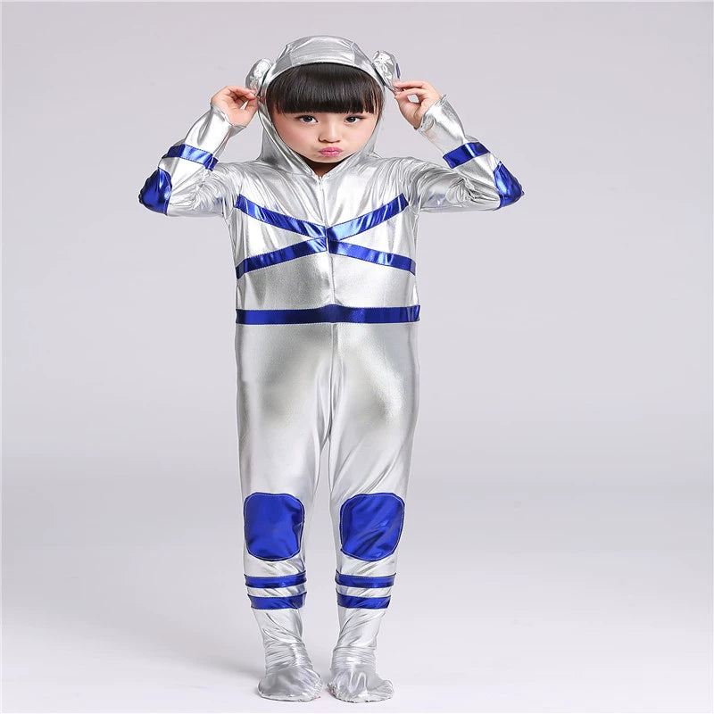 Children sAnimation Drama Robot Stage Cartoon Show Clothes Children&amp;apos;s Astronaut Space Suit Modern Dance Show Clothes