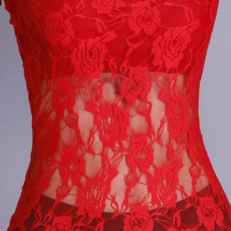 Latin dance jacket national standard long sleeve lace Dance Costume stretch lace lady Modern Dance Dress - Moderndancedress.com