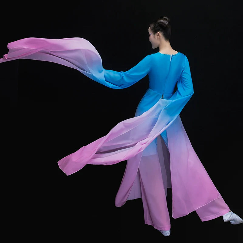 Chinese Folk Dance Costumes Watersleeve Dance Classical Dance Costume Dance Cool Dance Modern Dance Costume Adult Women - Moderndancedress.com