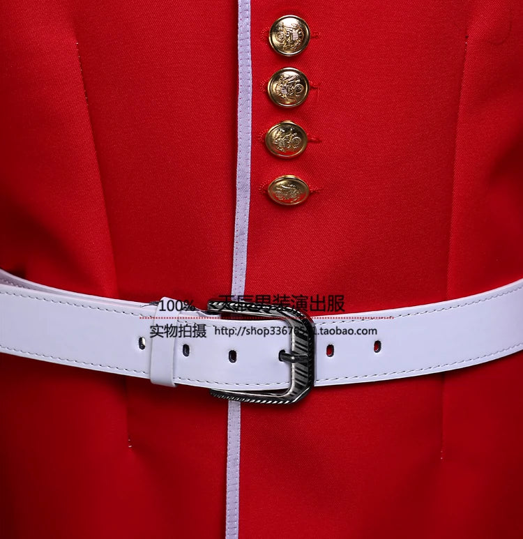 Men's Jazz Dance Costumes Royal Guard Guard of Honour Costume Prince William, Soldier of the Royal Forest Orchestra
