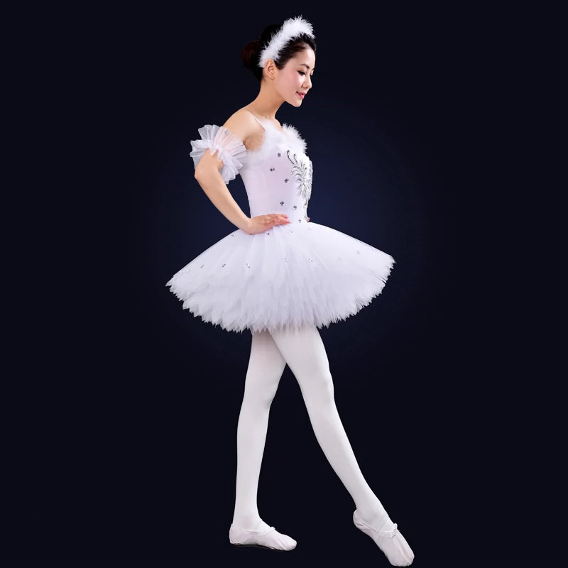 Children's performance ballet dresses, adult ballet costume, gown, sling, skirt, skirt.