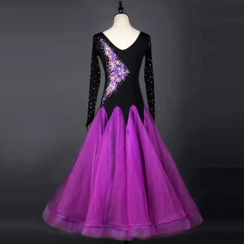 Ballroom Dance Dresses Modern Dance Show Dresses, Friendship Dance Dresses, High-end National Standard Dance Competition Dresses, Group Show Dresses - Moderndancedress.com