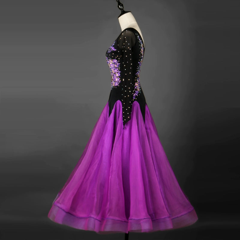 Ballroom Dance Dresses Modern Dance Show Dresses, Friendship Dance Dresses, High-end National Standard Dance Competition Dresses, Group Show Dresses - Moderndancedress.com