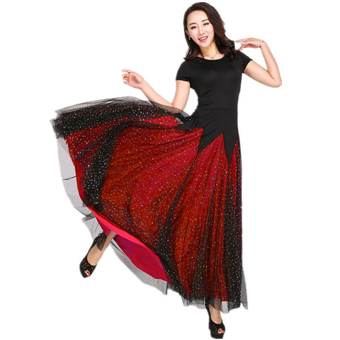 Women's Ballroom Dance Dresses Modern dress, gown, Waltz dress, national standard