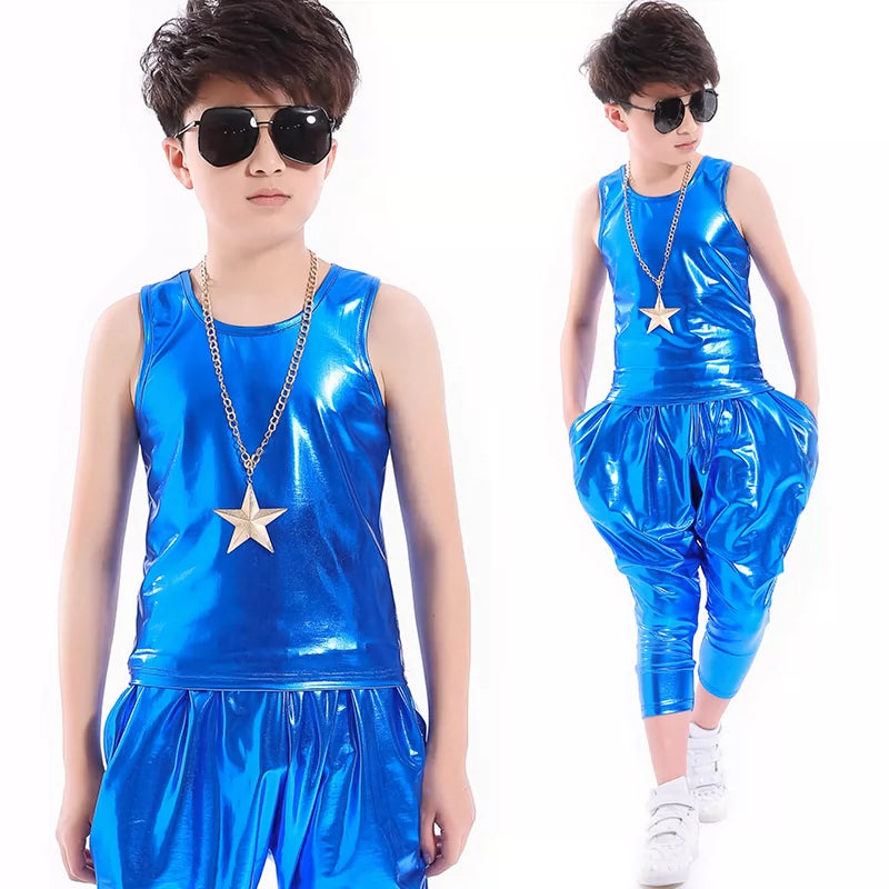 Jazz Dance Costume  performance clothes dance costumes children's shelf drums, modern dance boys'sequins, jazz dance costumes - Moderndancedress.com