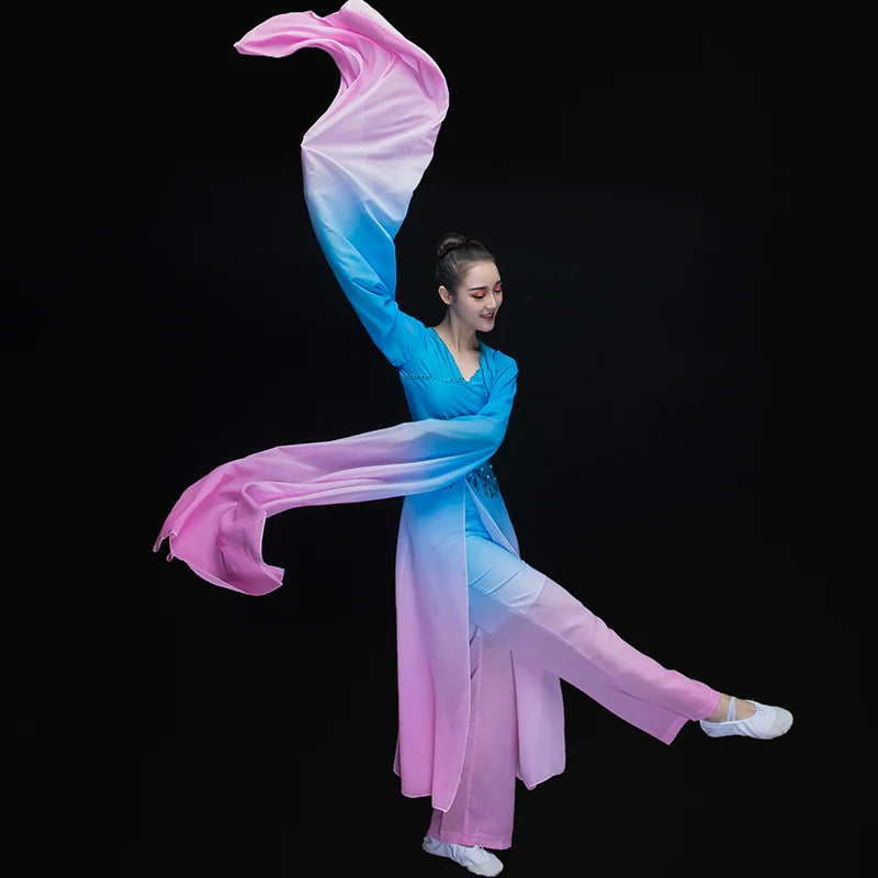 Chinese Folk Dance Costumes Watersleeve Dance Classical Dance Costume Dance Cool Dance Modern Dance Costume Adult Women - Moderndancedress.com