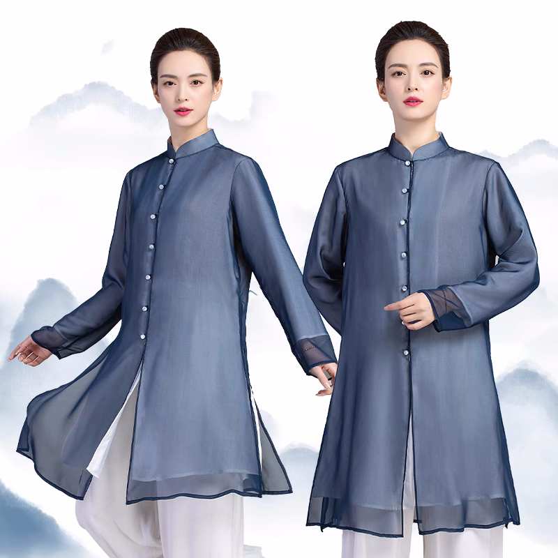 Tai Chi Clothing for Women Men Baduanjin Wushu Martial Practice Clothing Chinese Kung Fu Uniforms for Female - Moderndancedress.com
