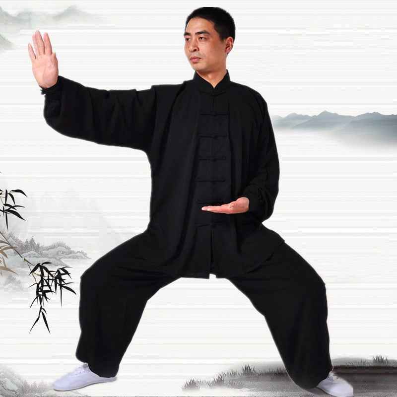 Adult children cotton Tai chi Uniform kids Martial arts Suit chinese Kung fu Wushu Clothes taiji quan clothing jacket+pants - Moderndancedress.com