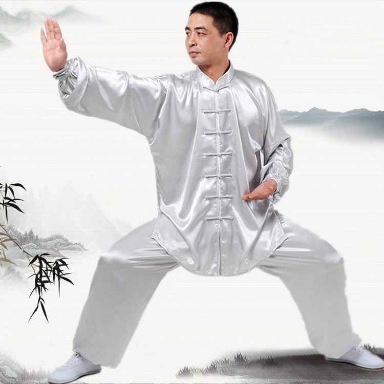 Chinese Kung Fu uniforms Long sleeve Tai Chi clothing South Korea Martial Arts Costume wushu Performance Suit.