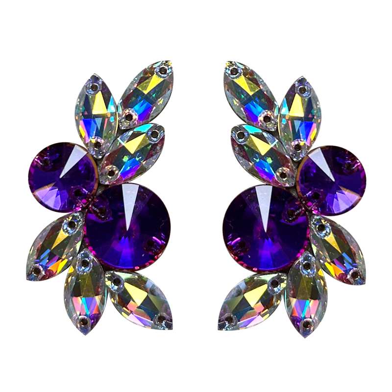 Rhinestones Dance  Earrings for Women  Modern Latin Ballroom Tango Salsa Dance Competition Ear Accessories