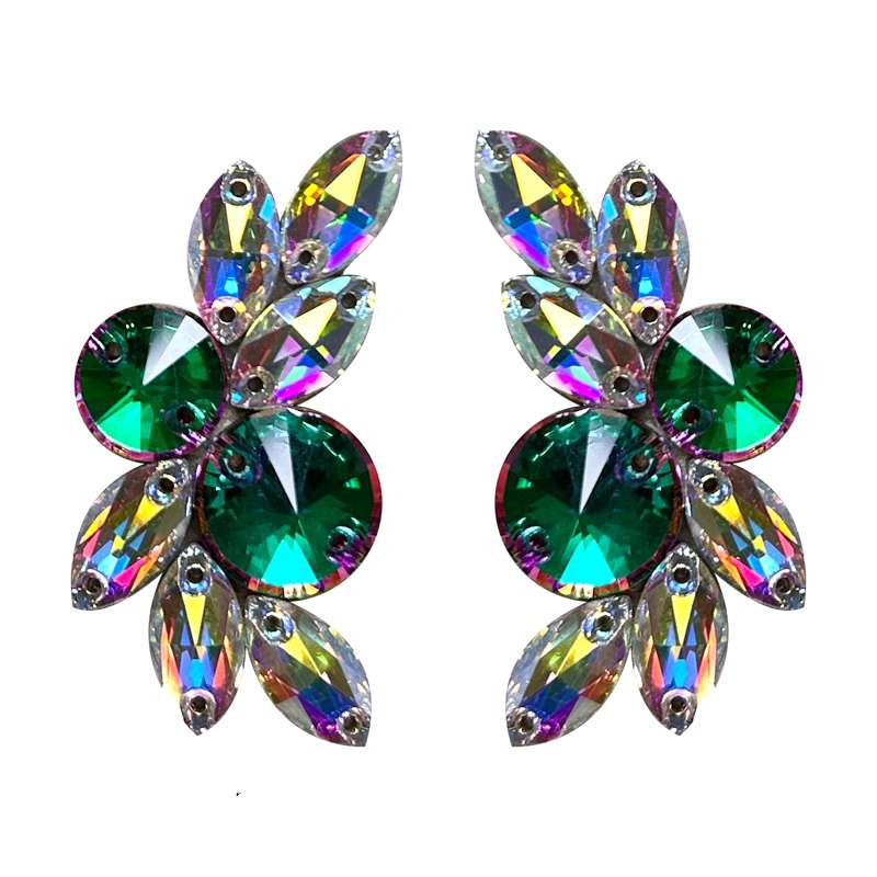 Rhinestones Dance  Earrings for Women  Modern Latin Ballroom Tango Salsa Dance Competition Ear Accessories