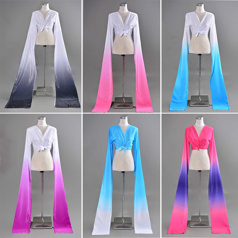 Long Sleeve Chinese Yangko Dance Costume Chinese Fency Dance Dress for Show Women Female Traditional National Dance Costume 89 - Moderndancedress.com