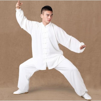 Chiffon Tai Chi clothes Chinese style morning exercises middle-aged and old men and women summer martial arts Tai Chi exercise clothing