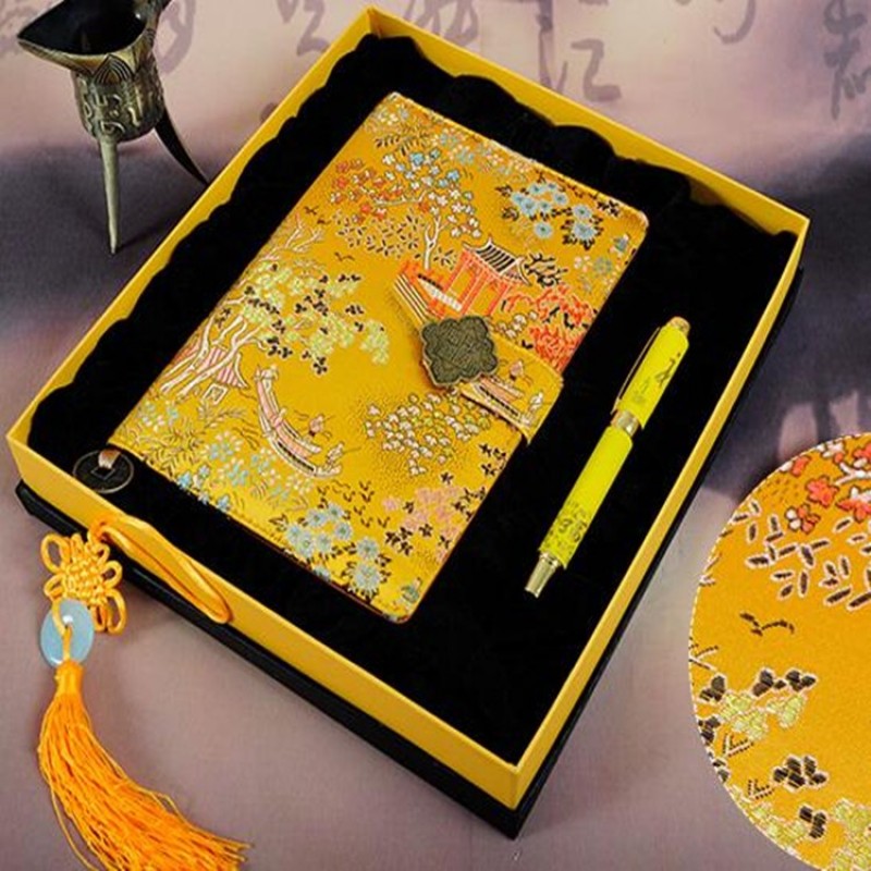 Chinese style notebook set folk characteristics crafts gifts