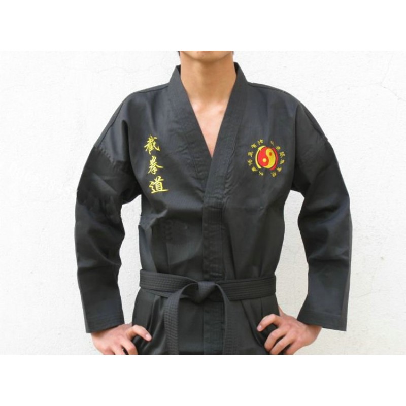 Classic Jeet Kune Do Uniforms Black JKD Suits Kung Fu clothing Martial Arts Outfits training clothes for adult children Bruce Lee Clothing 