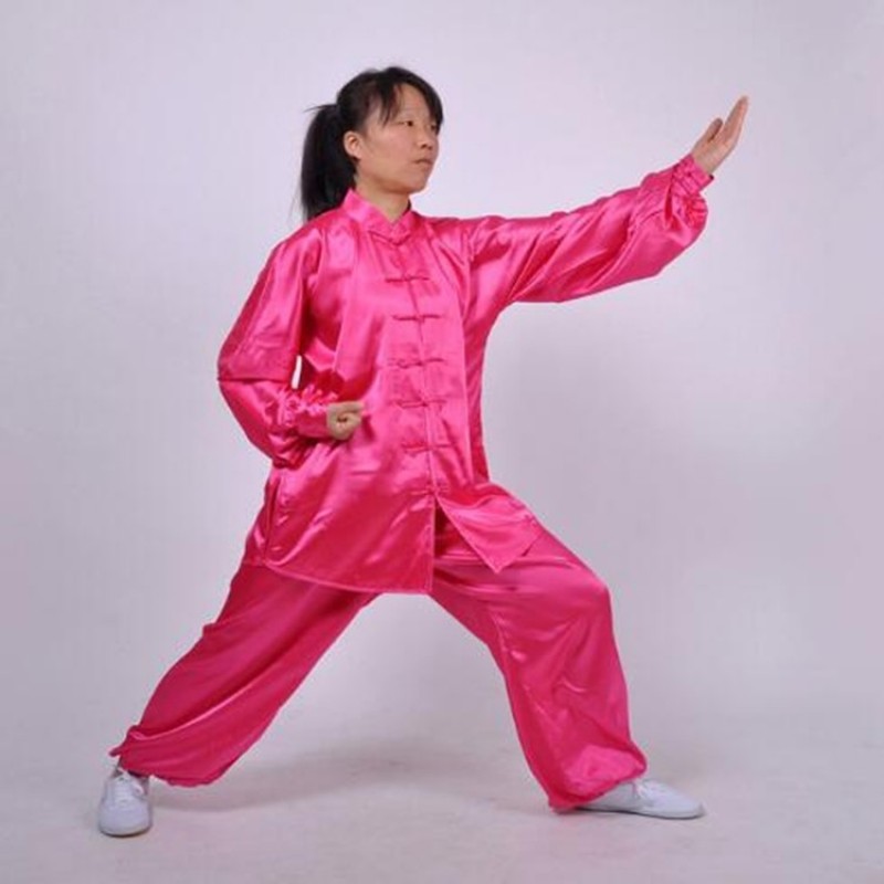 WOMEN'S Long sleeve Tai Chi clothing South Korea Martial Arts Costume wushu Performance Suit 