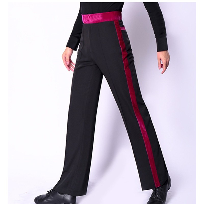 Ballroom Dance Pants Modern Waltz Tango Standard Dancewear Latin Pants Trousers 